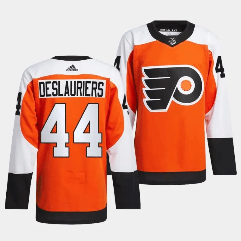 Men's Philadelphia Flyers #44 Nicolas Deslauriers 2023/24 Orange Stitched Jersey